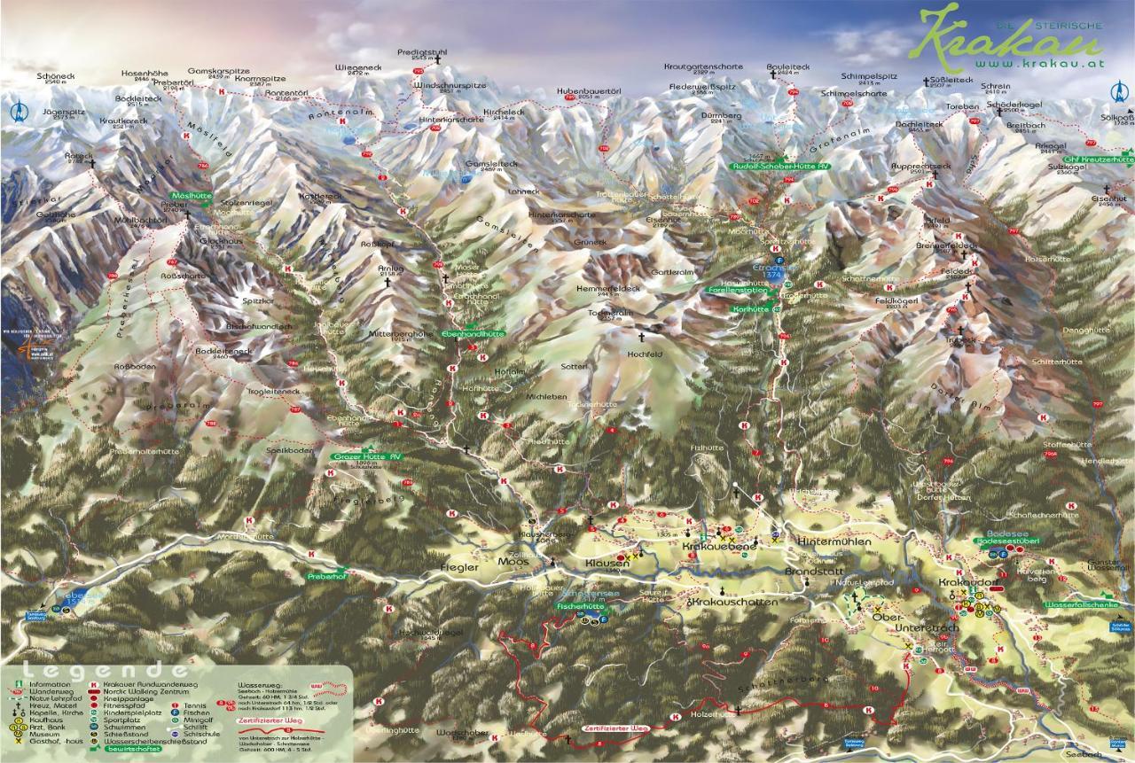 Ferienhaus Alpenblick Krakauschatten Εξωτερικό φωτογραφία